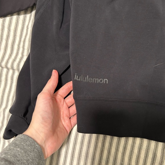 Lululemon Sz 8 Perfectly Oversized Cropped Crew - Picture 3 of 4